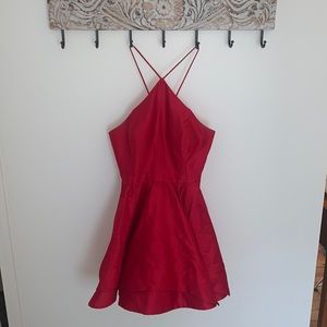 Camille La Vie short prom dress